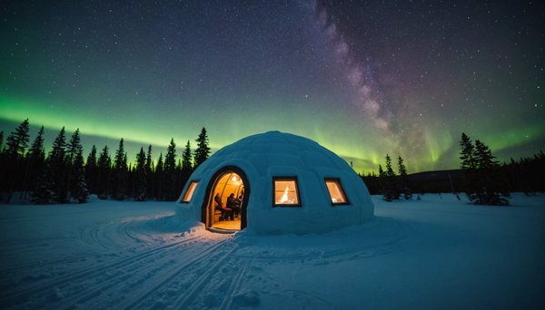 Vivez une nuit magique à l'hôtel igloo en Laponie